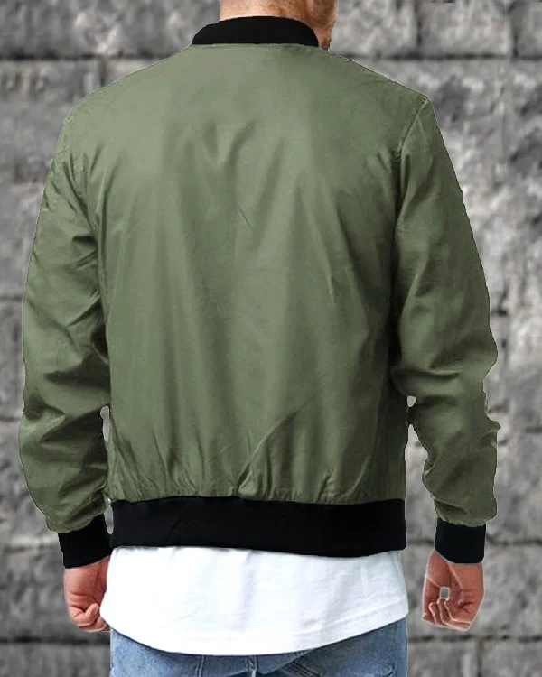 Buy Men Jacket Slim Fit Lightweight Jacket Casual Bomber Jacket For Sale