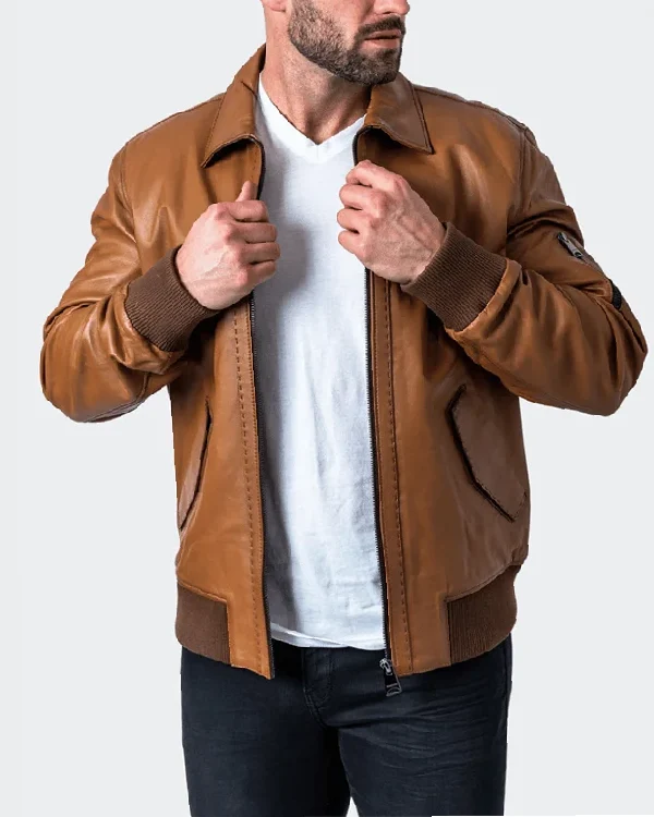Tyler Brown Classic Leather Jacket
