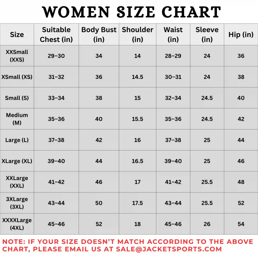 women size