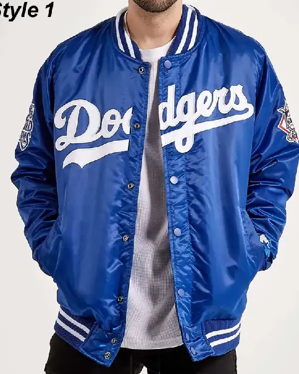 Los Angeles Dodgers Varsity Satin Jacket