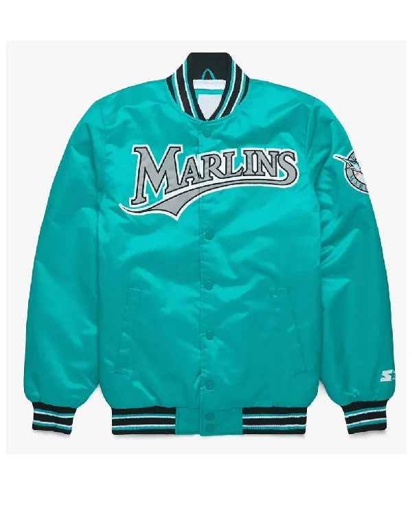 Miami Marlins Starter Varsity Jacket