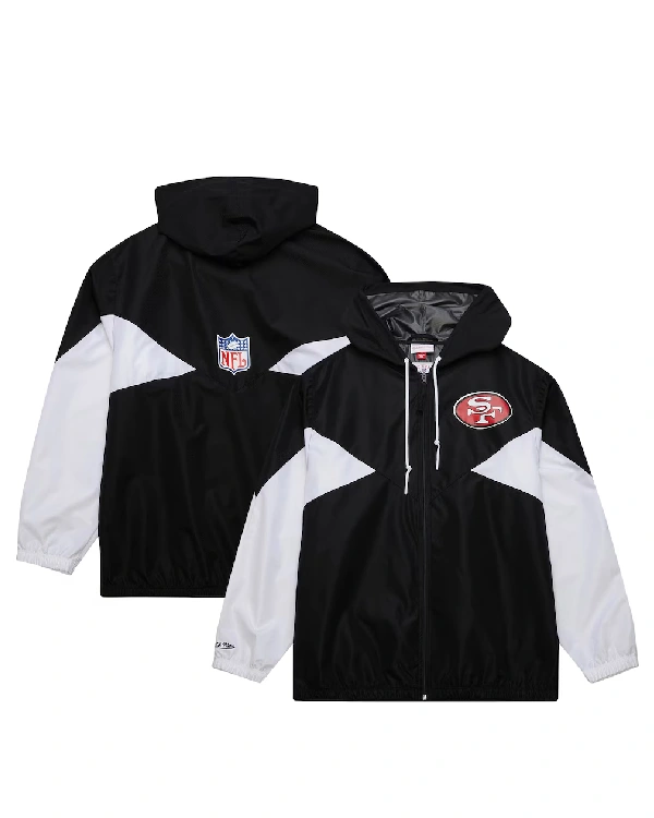 San Francisco 49ers Black Windbreaker Jacket