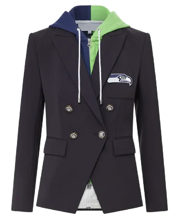Seattle Seahawks Black Blazer