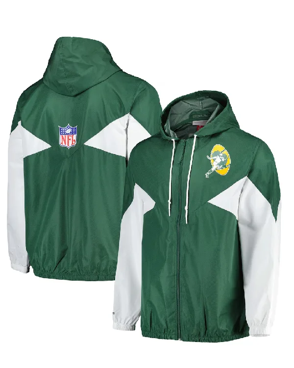 Green Bay Packers Windbreaker Hooded Jacket Sale