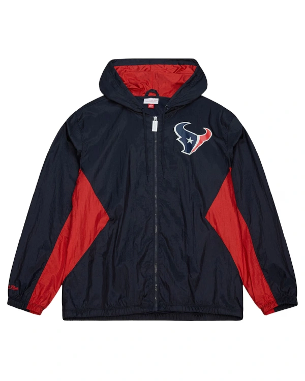 Houston Texans Full-Zip Windbreaker Hooded Jacket