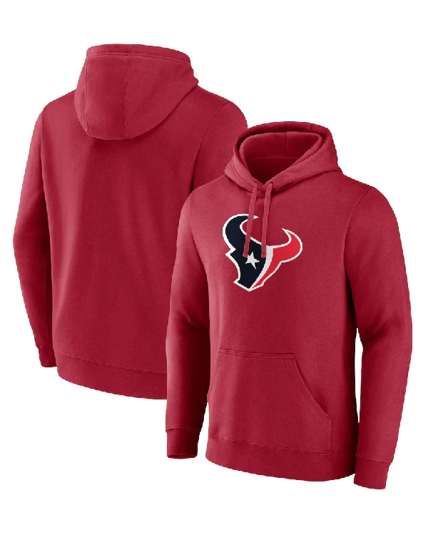 Houston Texans Pullover Fleece Red Hoodie