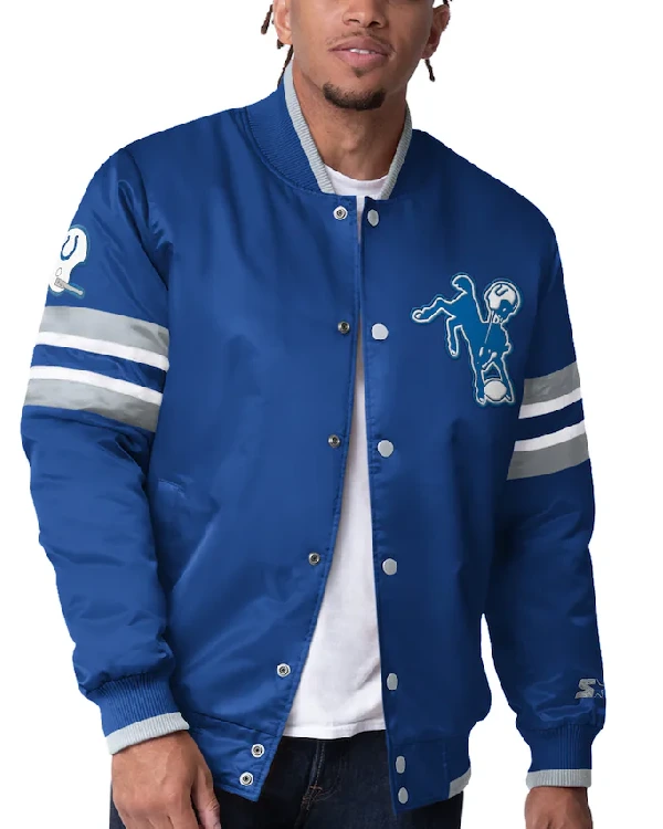 Indianapolis Colts Full-Snap Starter Jacket