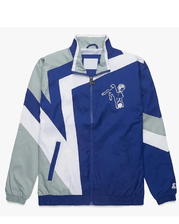 Indianapolis Colts Royal Blue Windbreaker Jacket