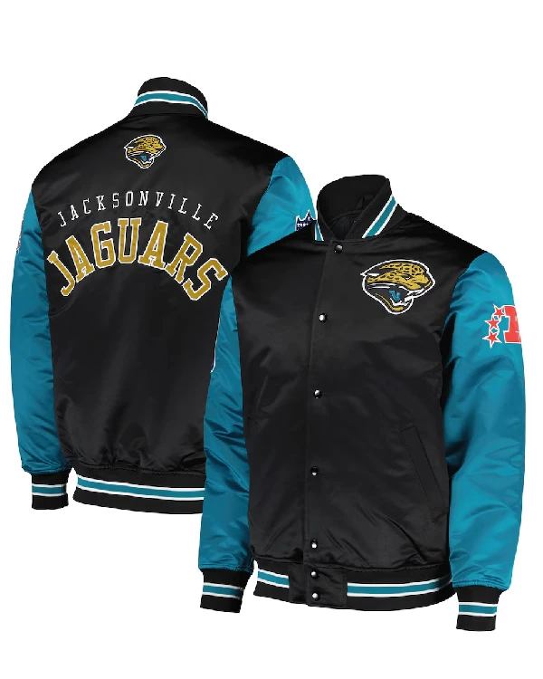 Jacksonville Jaguars Satin Varsity Jacket