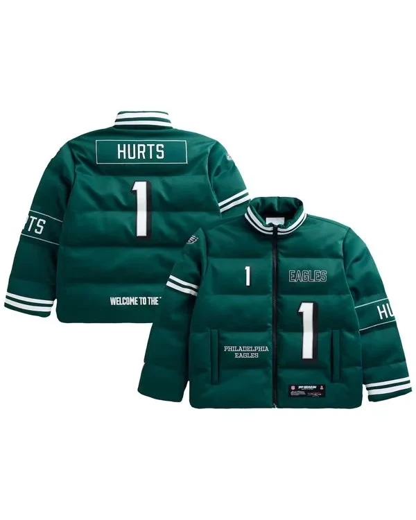 Jalen Hurts Philadelphia Eagles Puffer Jacket