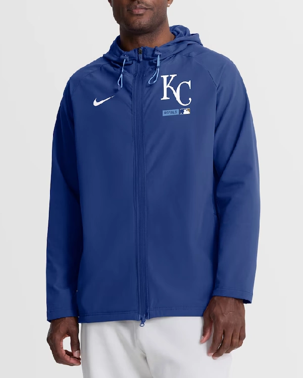 Kansas City Royals Blue Hooded Jacket