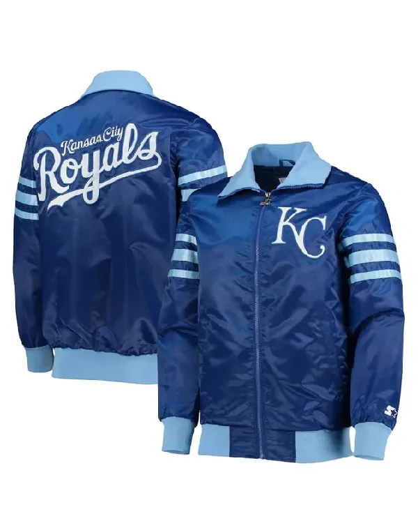 Kansas City Royals Satin Blue Jacket