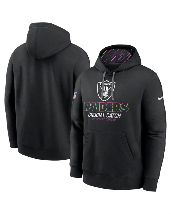 Las Vegas Raiders Catch Club Black Hoodie