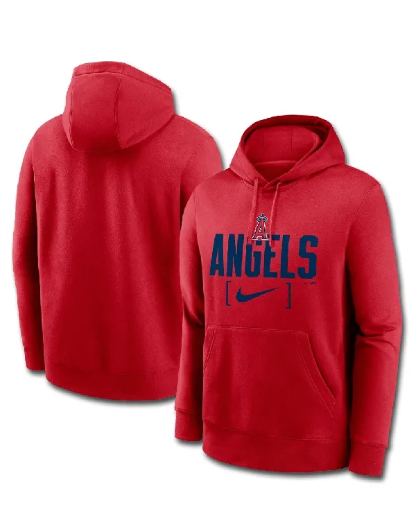 Los Angeles Angels Red Fleece Hoodie