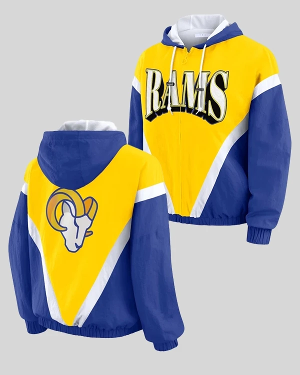 Los Angeles Rams Erin Andrews Windbreaker Jacket