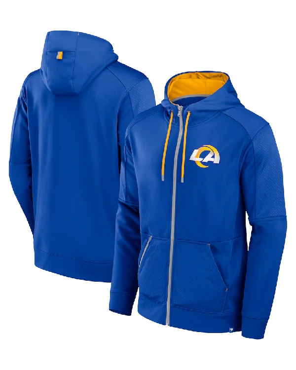 Los Angeles Rams Full-Zip Hooded Jacket