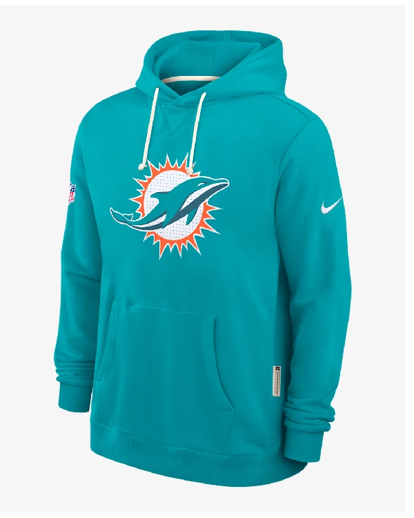 Miami Dolphins Pullover Fleece Hoodie