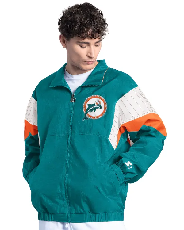 Miami Dolphins Starter Full-Zip Jacket