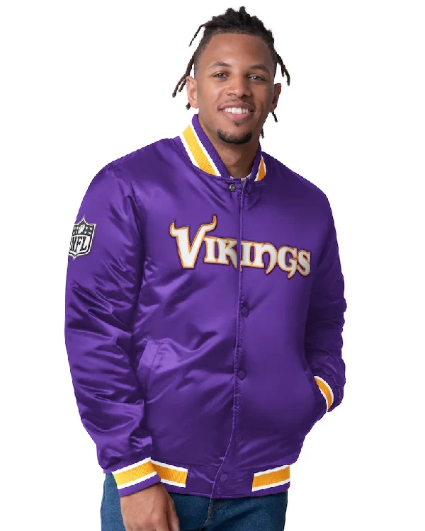 Minnesota Vikings Starter Satin Jacket