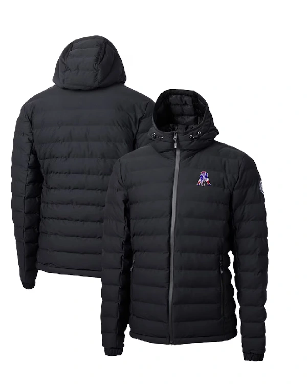 New England Patriots Black Puffer Jacket