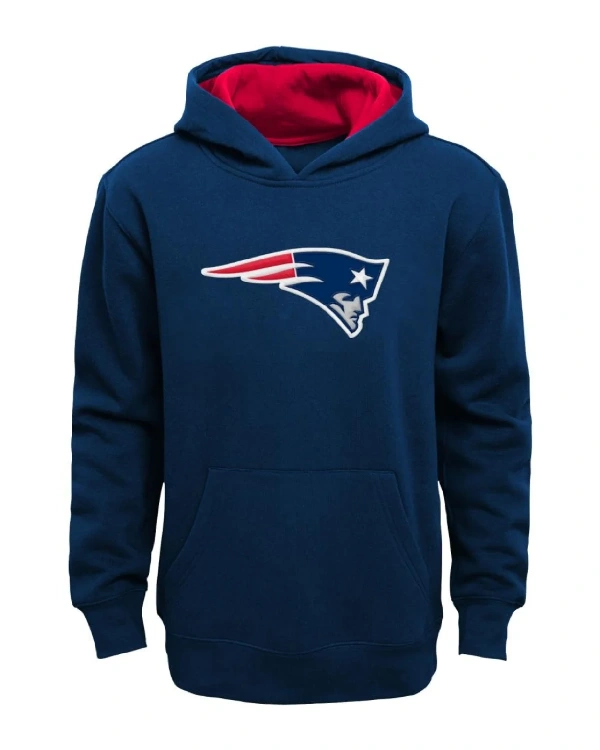 New England Patriots Pullover Fleece Hoodie