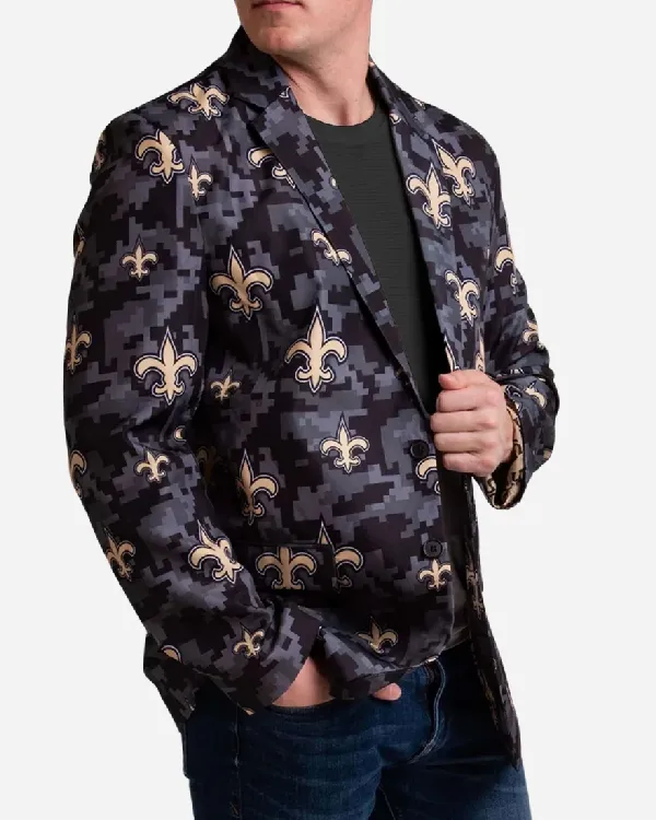 New Orleans Saints Camo Blazer