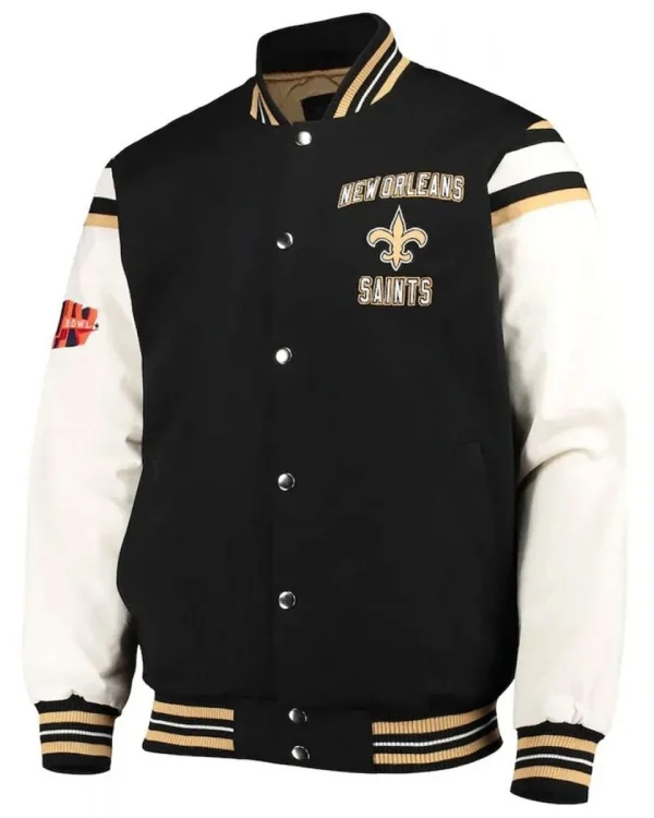 New Orleans Saints Letterman Varsity Jacket