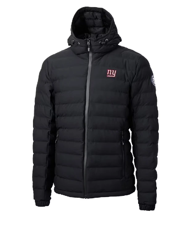 New York Giants Black Puffer Jacket