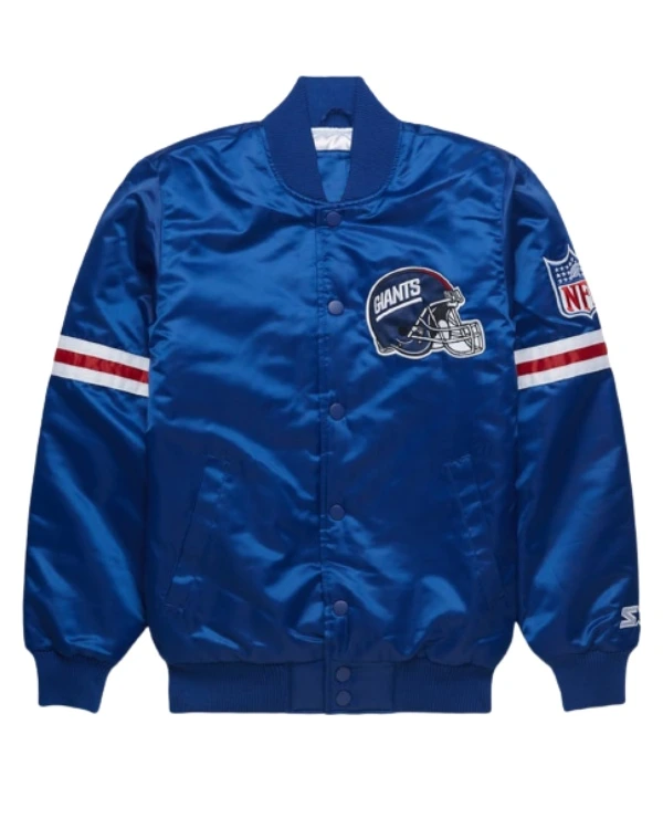 New York Giants Bomber Satin Jacket