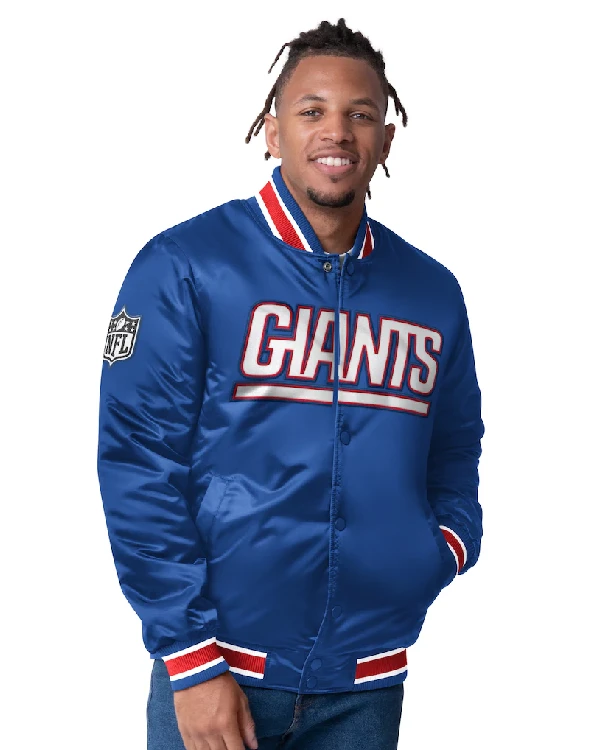 New York Giants Starter Full-Snap Varsity Jacket