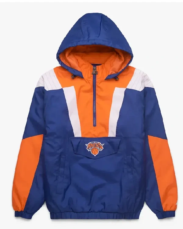 New York Knicks Pullover Half-Zip Jacket