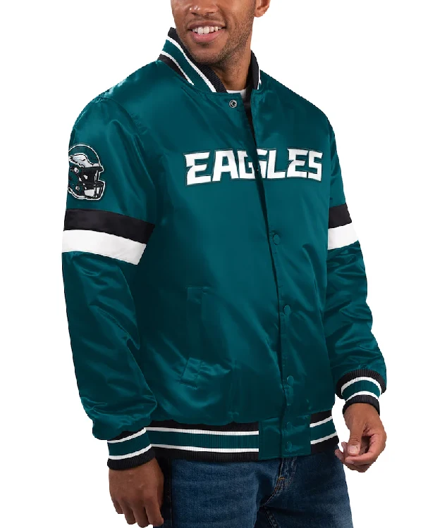 Philadelphia Eagles Starter Full-Snap Varsity Jacket