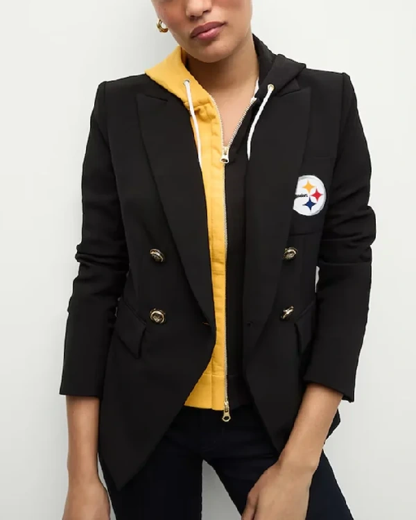 Pittsburgh Steelers Black Blazer