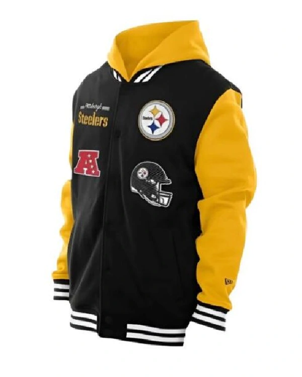 Pittsburgh Steelers Varsity Hooded Jacket