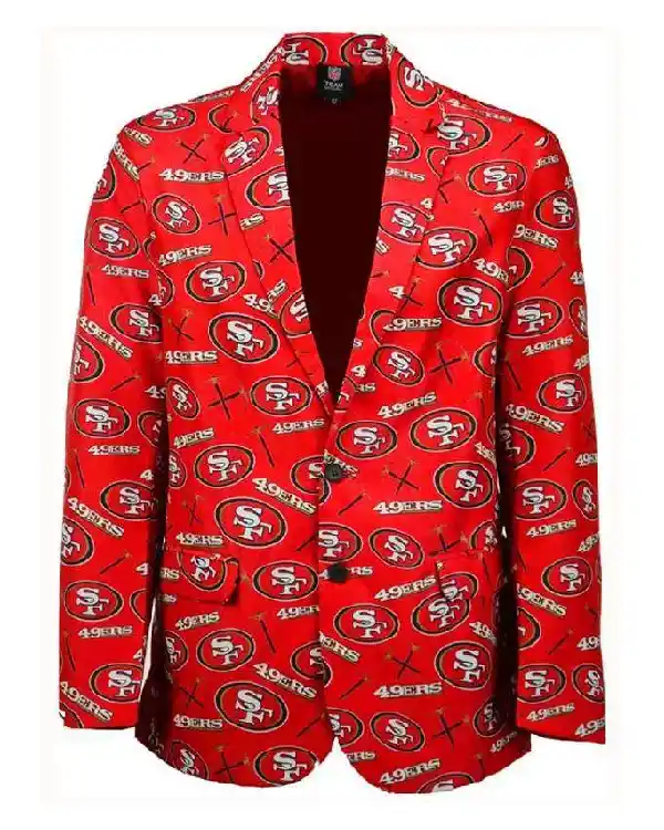 San Francisco 49ers Red Blazer