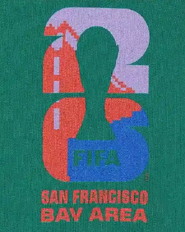 Unisex San Francisco Bay Area FIFA World Cup 2026 Teal Green Pullover Hoodie