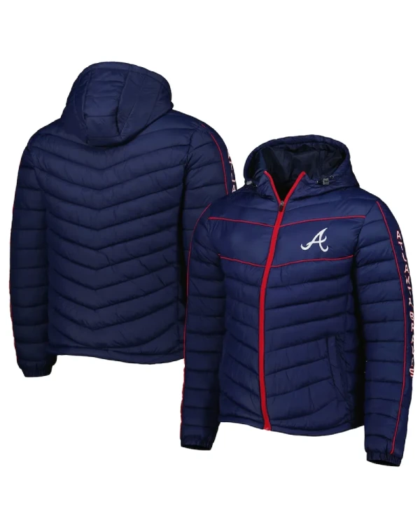 Atlanta Braves Full-Zip Puffer Jacket