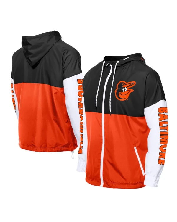 Baltimore Orioles Full-Zip Windbreaker Jacket