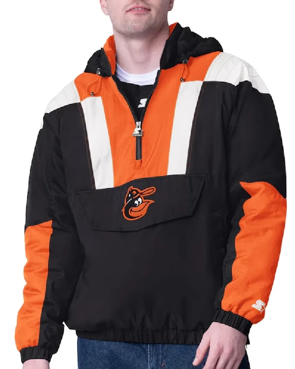Baltimore Orioles Half-Zip Pullover Jacket