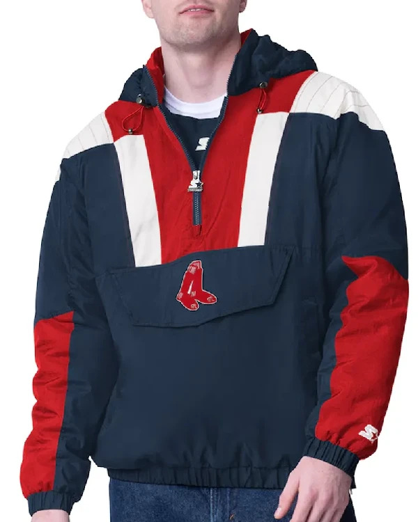 Boston Red Sox Pullover Hooded Jacket