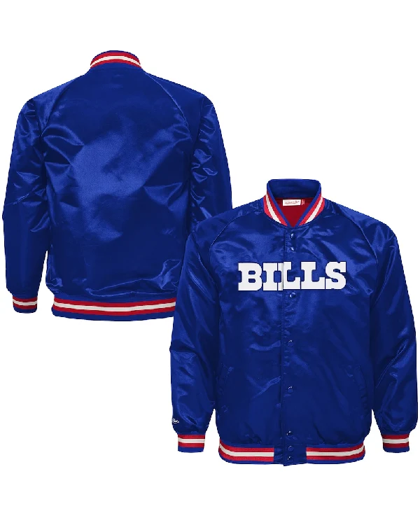 Buffalo Bills Blue Satin Jacket