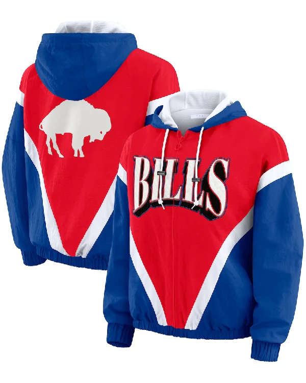 Buffalo Bills Full Zip Hooded Jacket