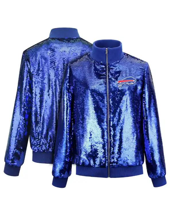 Buffalo Bills Full-Zip Sequin Jacket