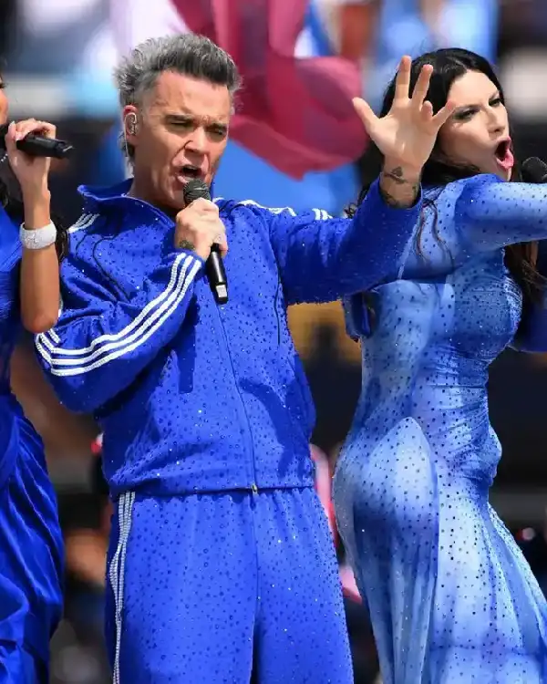 Buy FIFA World Cup 2026 Final Halftime Show Robbie Williams Blue Tracksuit