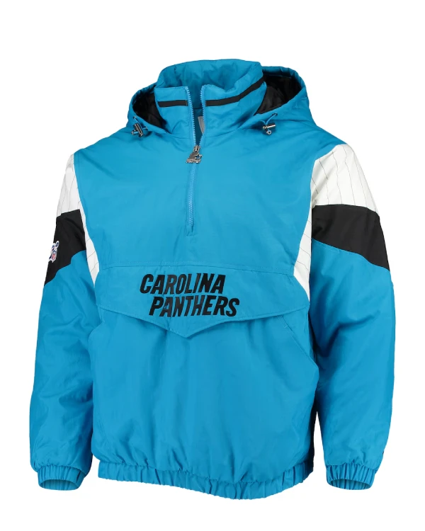 Buy Men's Starter Blue_Black Carolina Panthers NFL Jacket On Sale