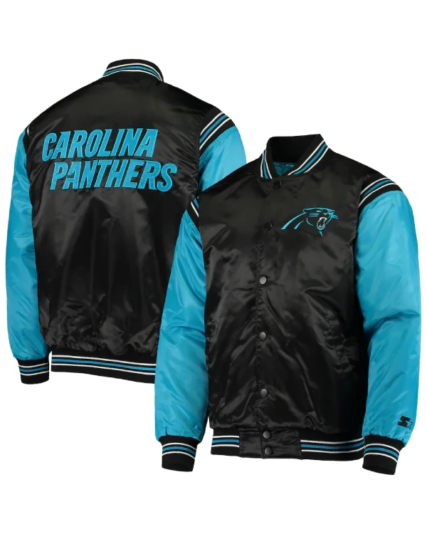Carolina Panthers Starter Satin Varsity Jacket
