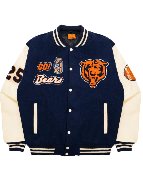 Chicago Bears Letterman Varsity Jacket