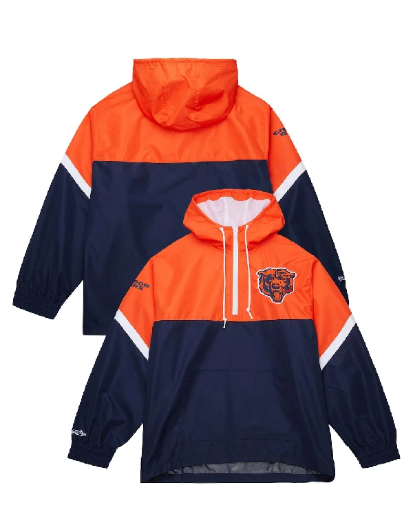 Chicago Bears Windbreaker Pullover Jacket