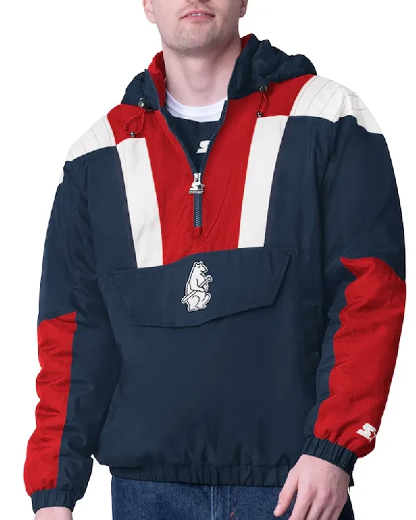 Chicago Cubs Half-Zip Pullover Jacket