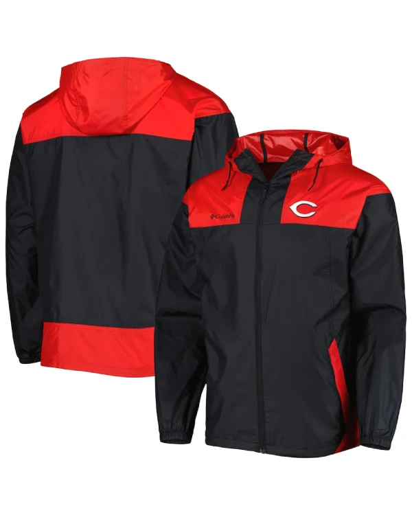 Cincinnati Reds Full Zip Windbreaker Jacket